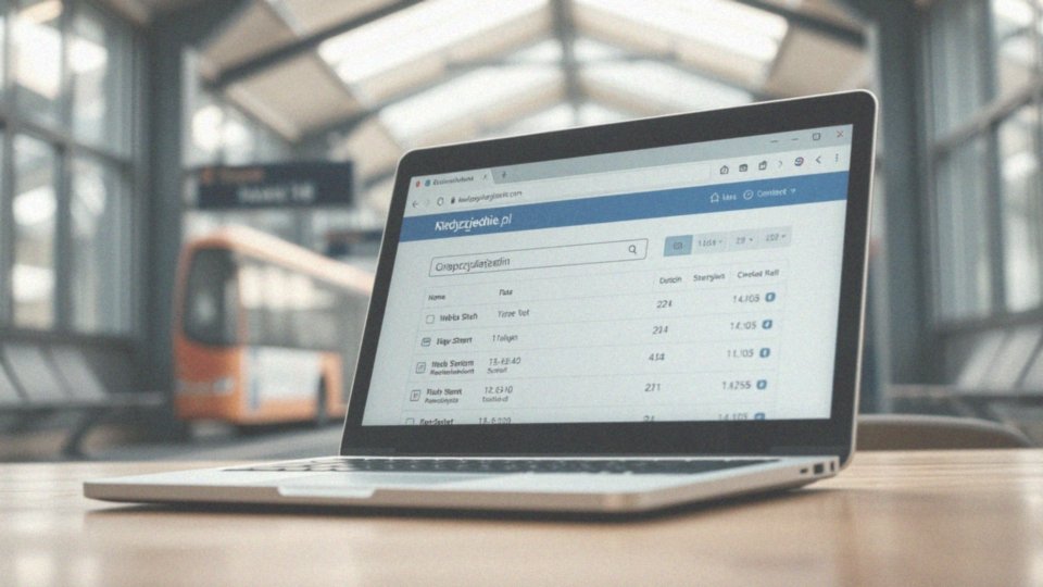 Jak wyszukiwać przystanki i sprawdzać godziny odjazdów na stronie internetowej?