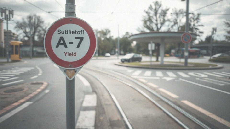 Jakie znaczenie ma znak A-7 dla tramwajów?