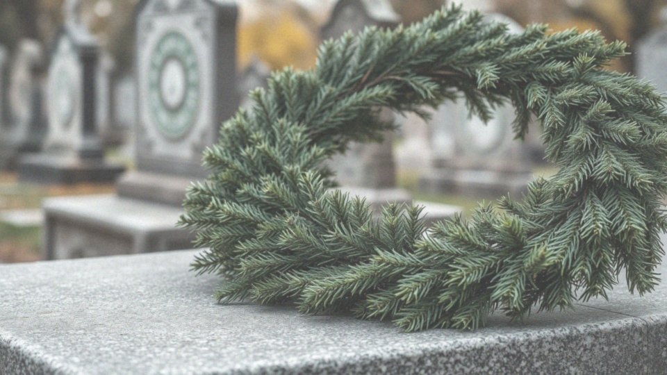 Wieniec ze świerku na cmentarz – symbol pamięci i szacunku